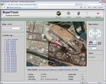 Thumbnail image of supertrack web site showing device tracking page